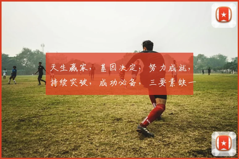 天生赢家，基因决定，努力成就，持续突破，成功必备，三要素缺一不可，成就非凡人生。